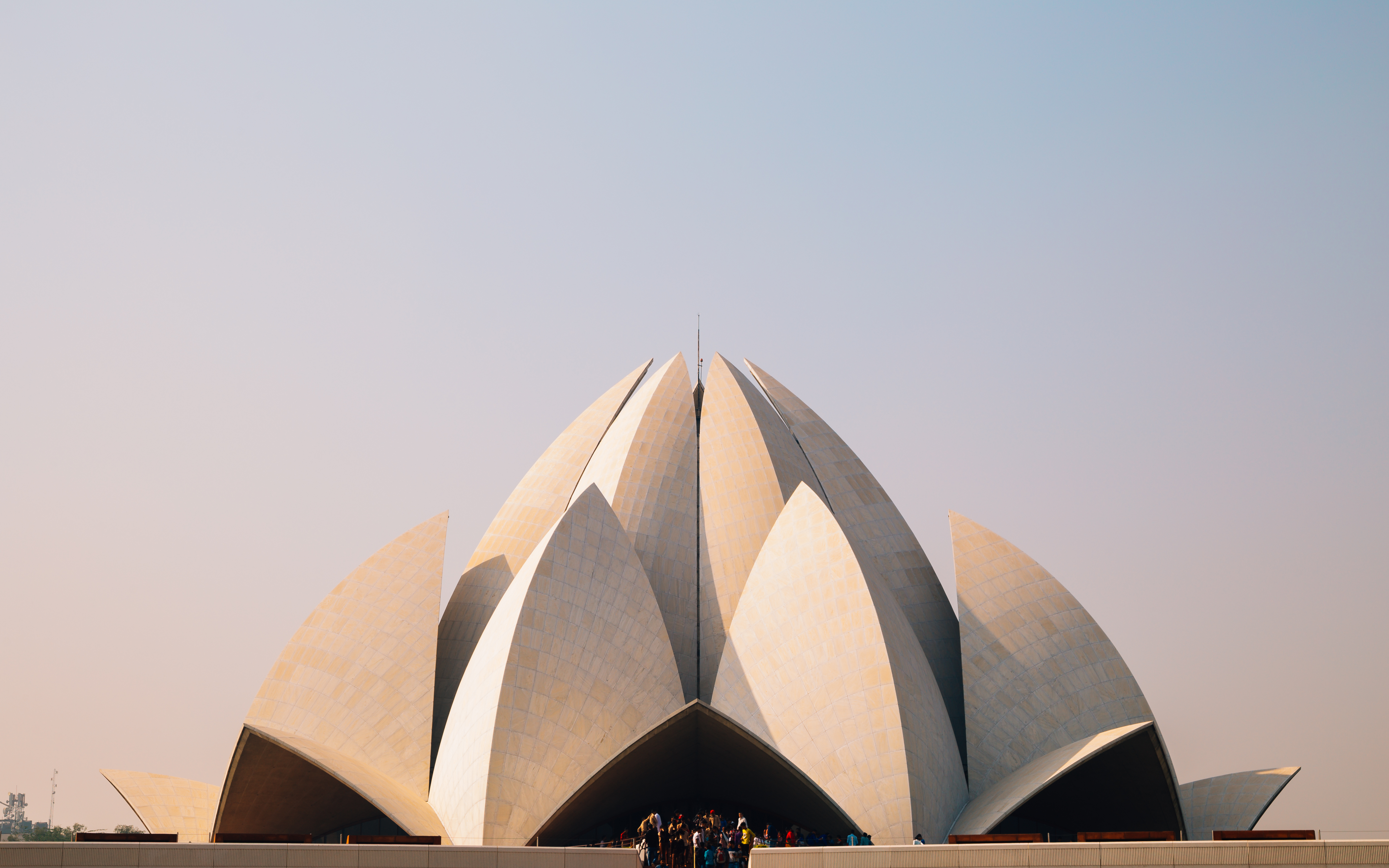 Lotus temple in Delhi, India
