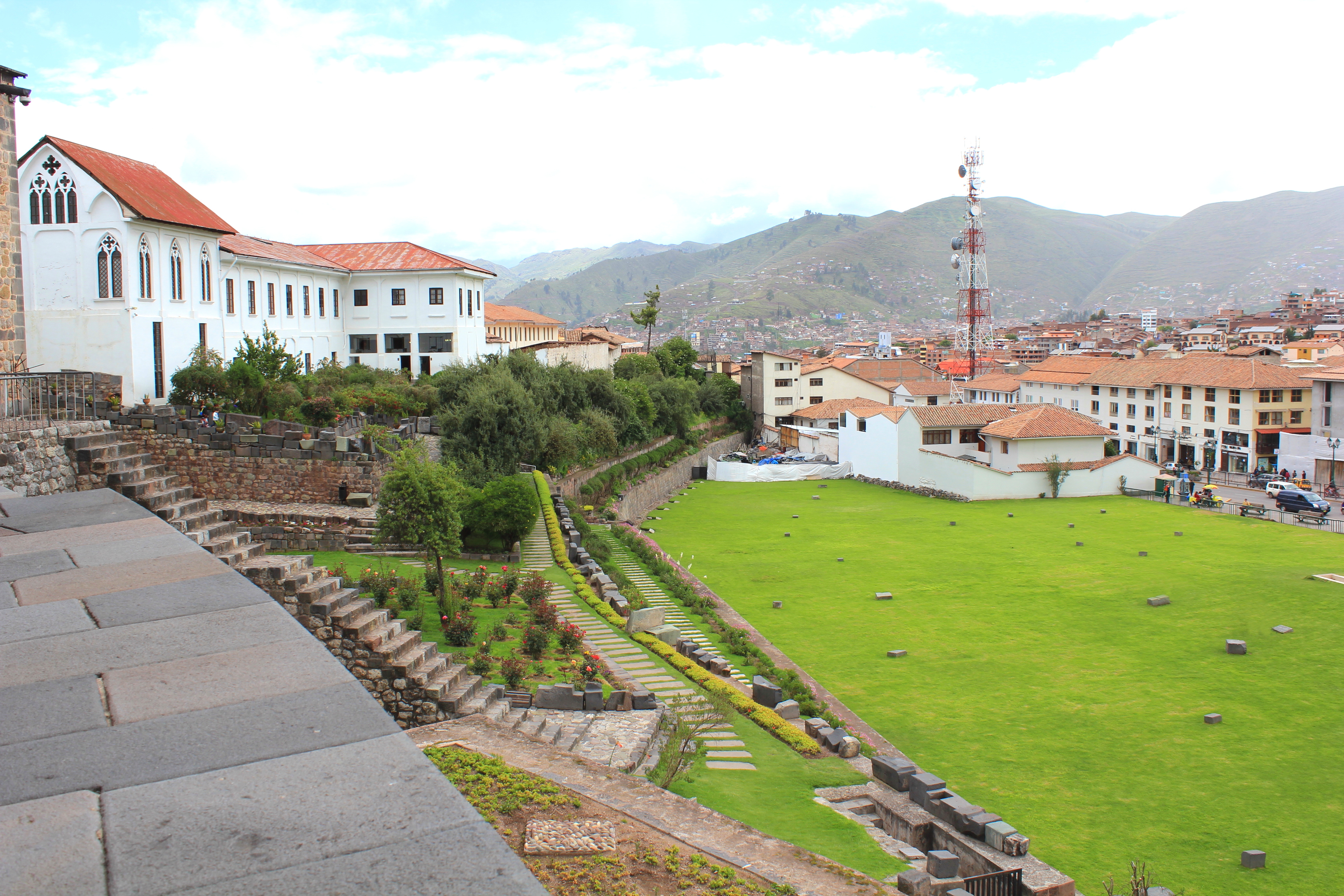 The Solar Garden Outside Koricancha, in Cusco